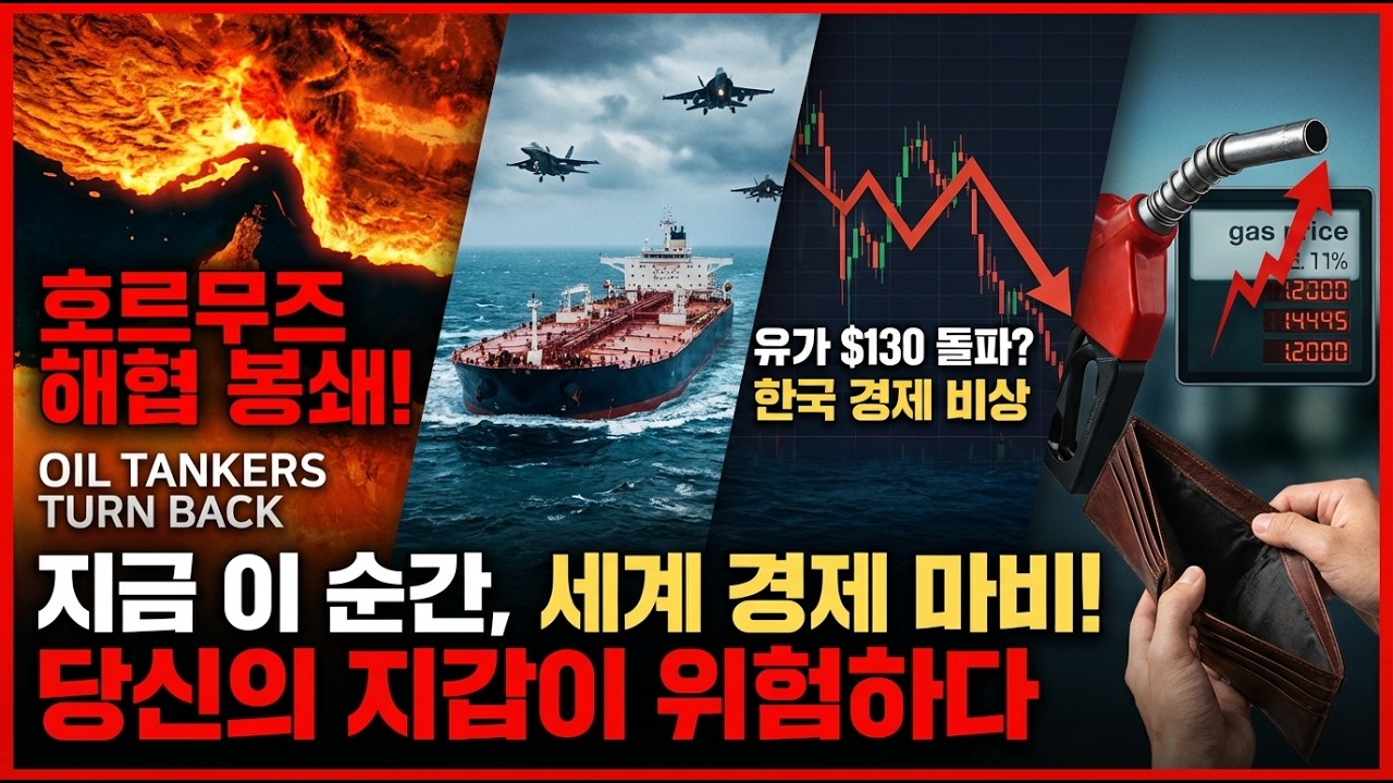 호르무즈 해협 봉쇄 에너지 쇼크 바닷길이 한국 경제를 멈춰 세우는 이유