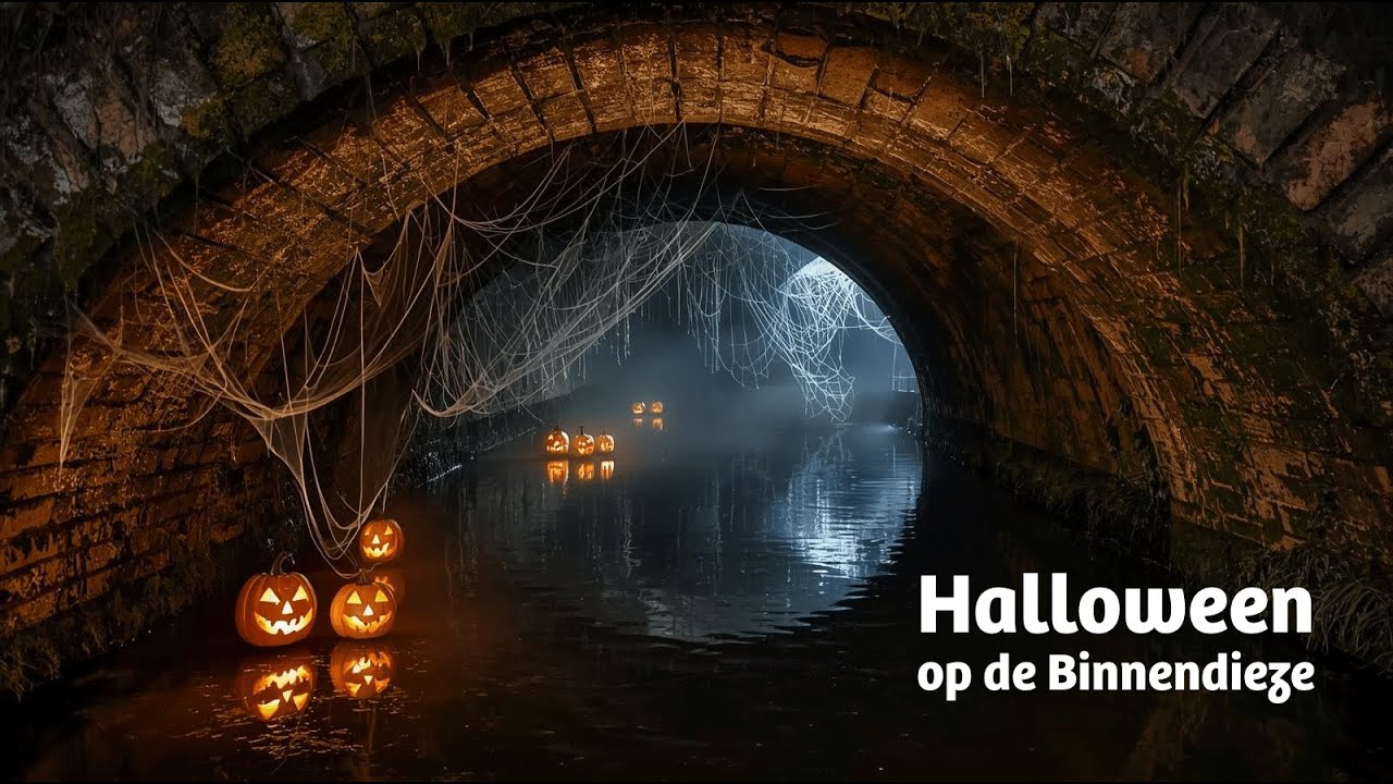 Halloween vaartocht op de Binnendieze 2025: de film