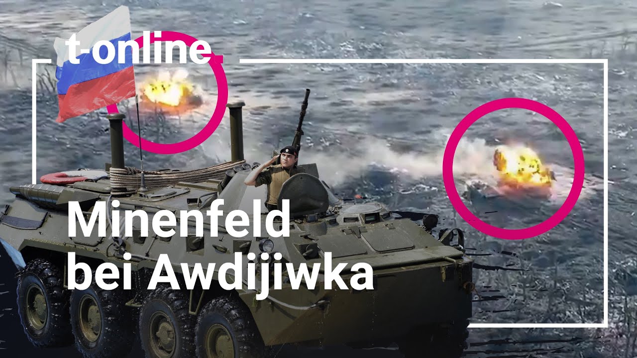 Ukraine-Krieg: Russische Panzer explodieren zeitgleich bei Awdijiwka