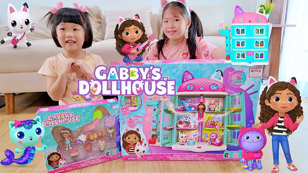 Unboxing Kado Ulang Tahun Gabby Dollhouse Dan Main Bersama Karakter Gabby