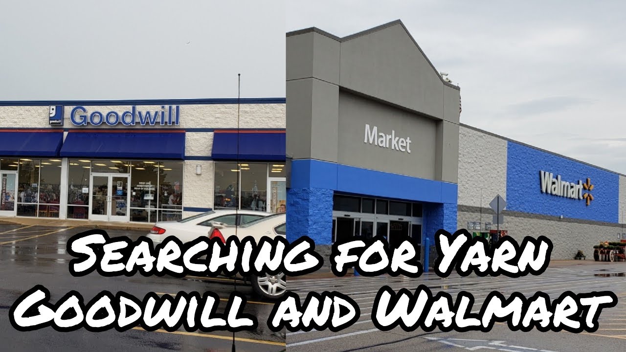 YARN SHOPPING @ WALMART & GOODWILL | YARN SEARCH | BAGODAY CROCHET