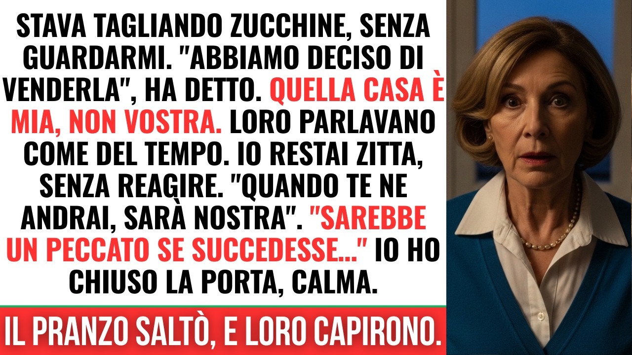 Volevano vendere la casa di mia madre “per il bene di tutti”… ma io ho detto no, e poi…