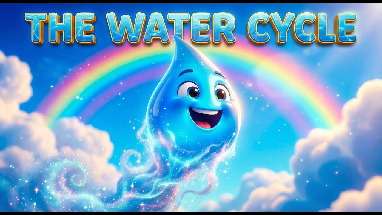 The Water Cycle for Kids 💧 BiBi's Amazing Journey | Fun Science & 3D Animation
