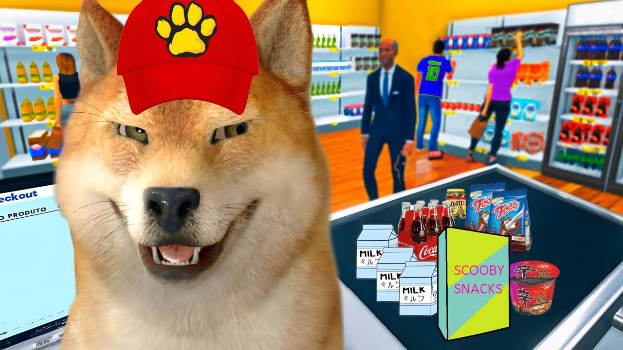 O PRIMEIRO SUPERMERCADO DE DOGUINHO! (Supermarket Simulator)