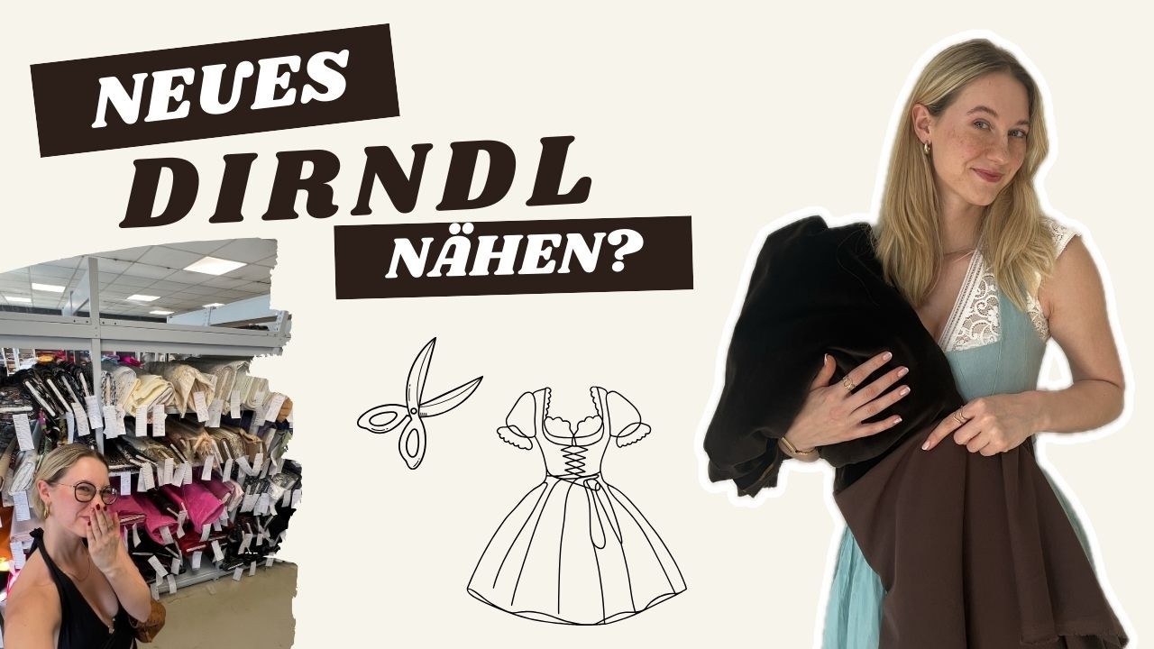 Dirndl nähen: Stoffe shoppen in Berlin & Haul | Vlog
