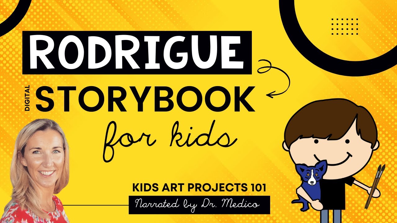 George Rodrigue Blue Dog Narrated Digital Storybook for Kids