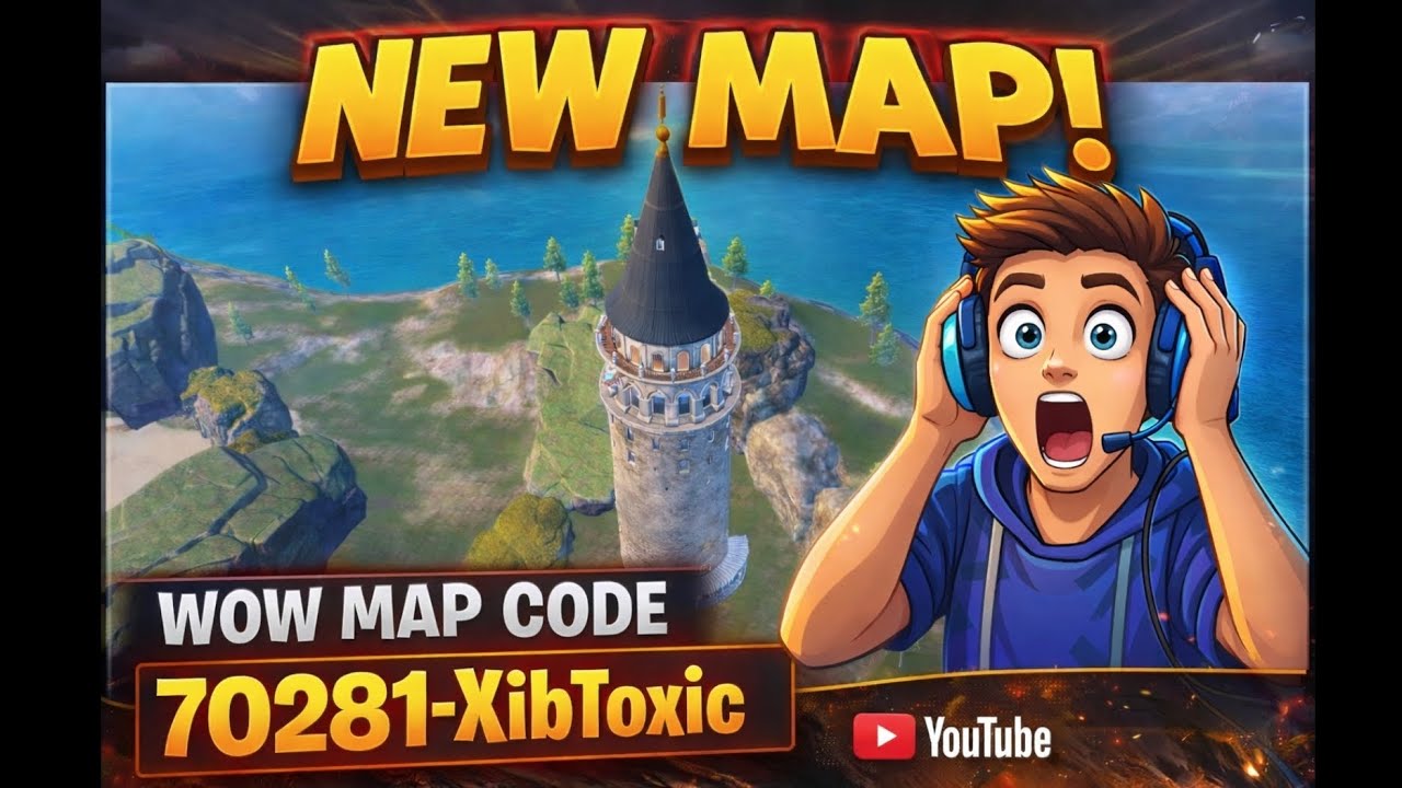 bgmi wow map code 70281 | HOLO EARTH ADVENTURE NEW | BGMI WOW PARKOUR MAP CODE 70281 | 70281