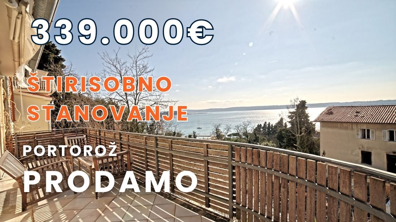 Štirisobno stanovanje v Portorožu, z razgledom na morje, prodamo | Tanal nepremičnine