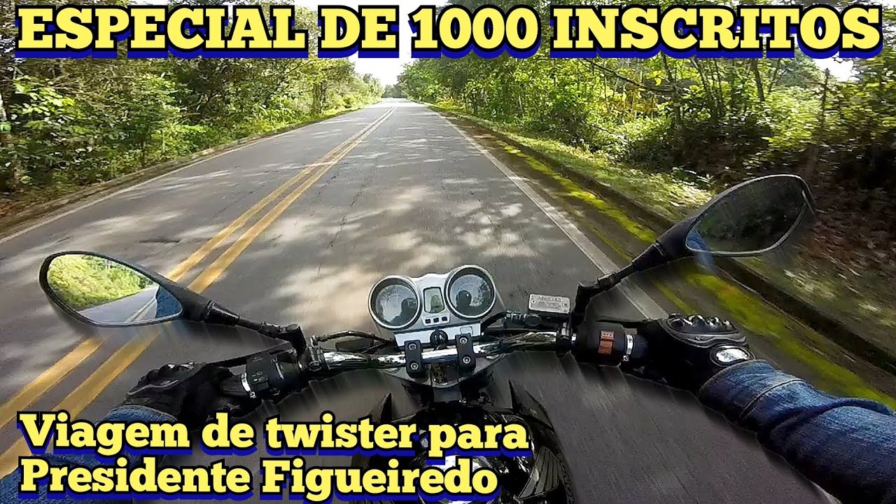 ⚠️ VIAGEM DE CBX TWISTER PARA PRESIDENTE FIGUEIREDO - AM / ESPECIAL DE 1000 INSCRITOS ⚠️