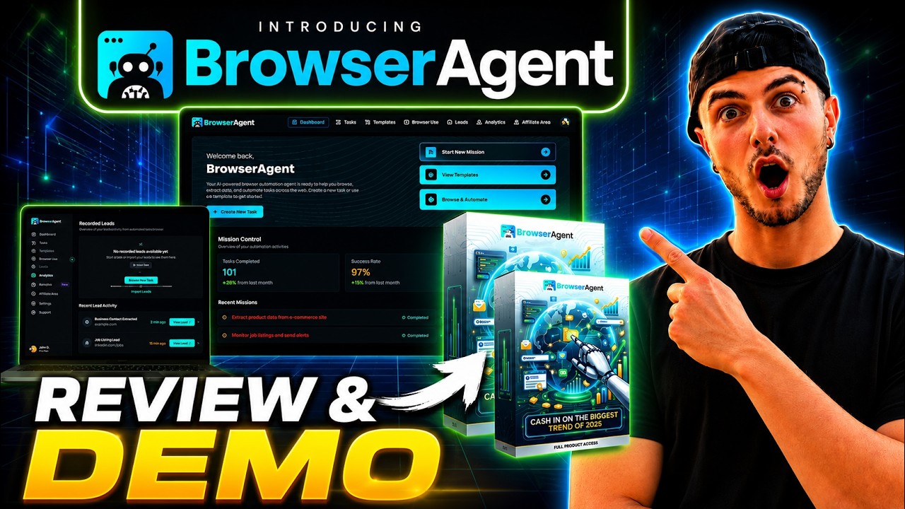 🤖 BrowserAgent Review: Is This AI Actually Worth It? Honest Review & Demo + Exclusive Bonuses