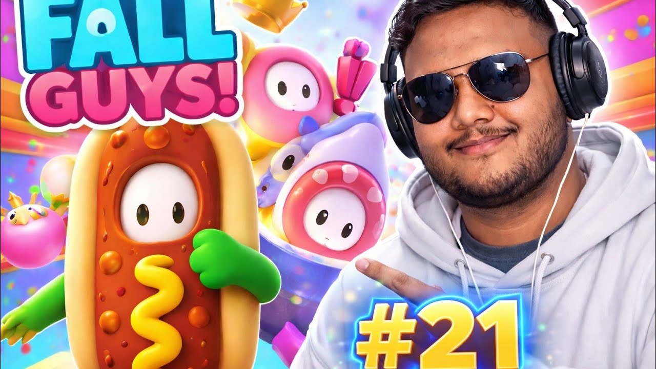 live gameplay of fall guys #21