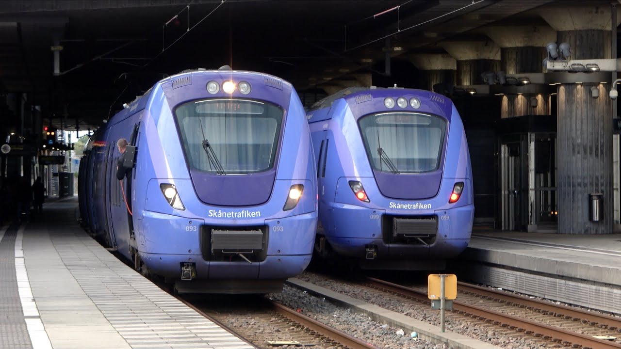 Tåg i Hyllie 2021