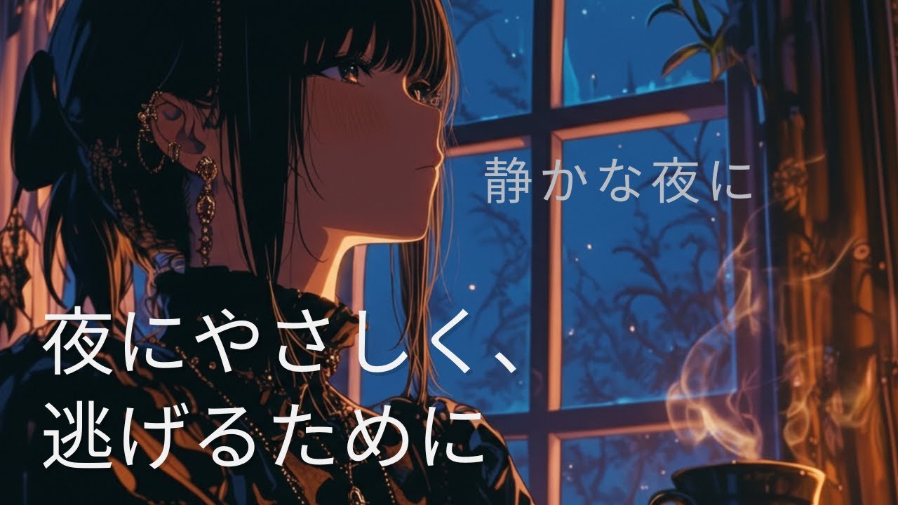 【Playlist】何も考えなくていい夜🌙🫧 やさしく逃げるための静かなPOP「夜にやさしく、逃げるために」【Sweet Nightmare】