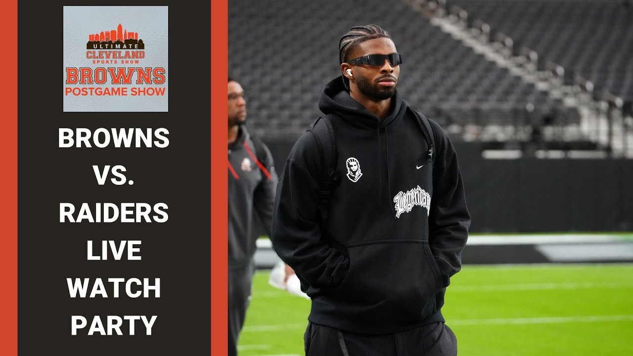 CLEVELAND BROWNS VS. LAS VEGAS RAIDERS WATCH PARTY: Shedeur Sanders makes his first NFL start