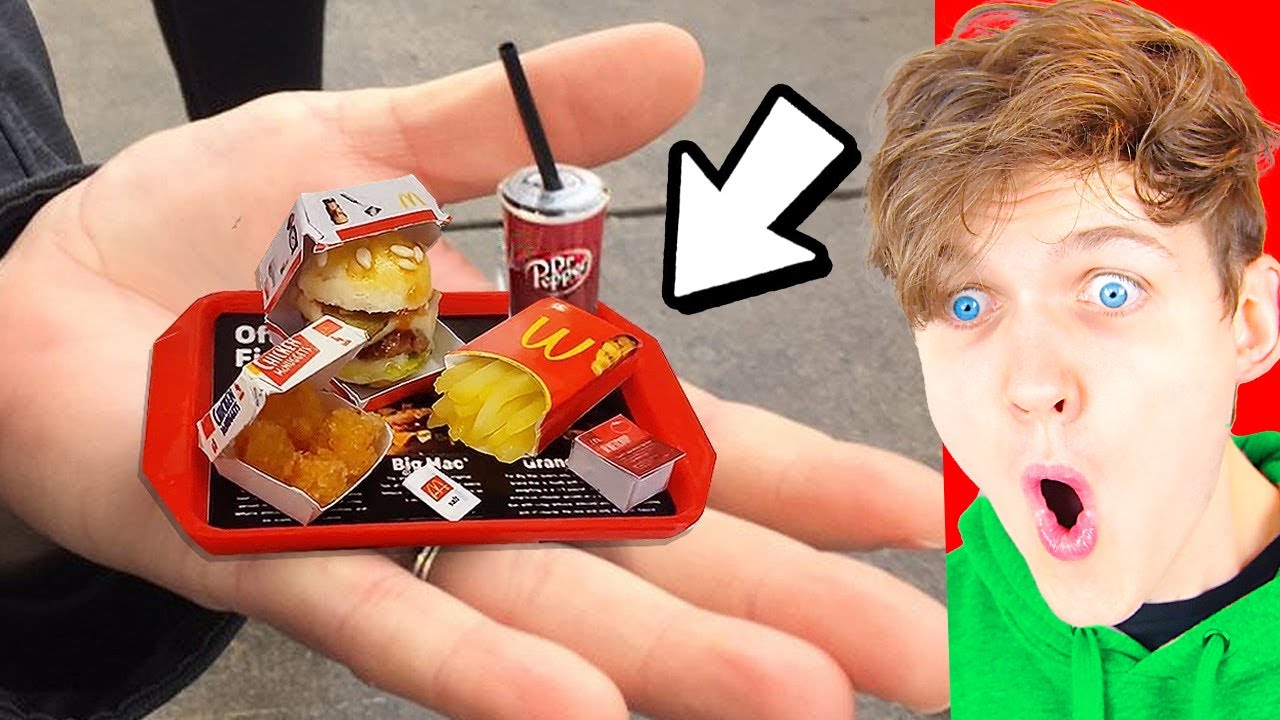 Real Mini Foods You Can ACTUALLY EAT!!! (LANKYBOX FOXY & BOXY REACT!)