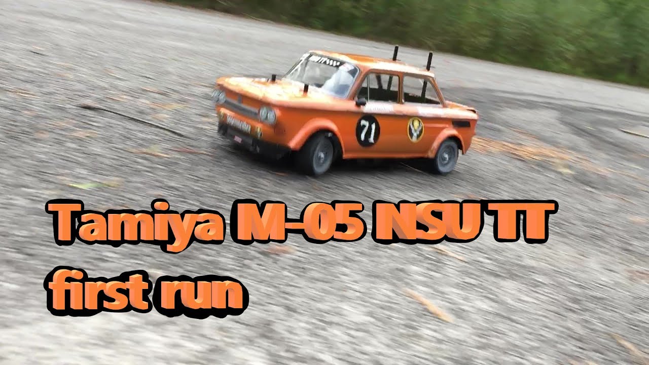 Tamiya M-05 NSU TT first run