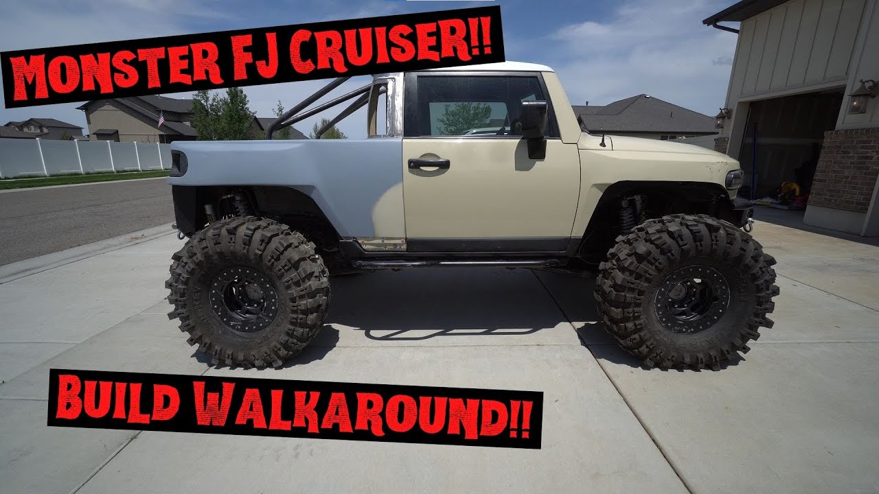 Обзор сборки грузовика Monster FJ Cruiser!!