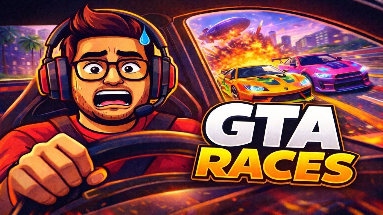 The Most CHAOTIC Races on GTA!! GRAND THEFT AUTO! LIVE