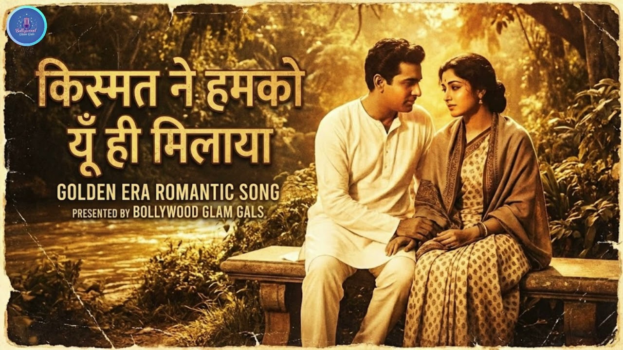 Kismat Ne Humko Yun Hi Milaya | 60s-70s Vintage Style Romantic Song | Bollywood Glam Gals
