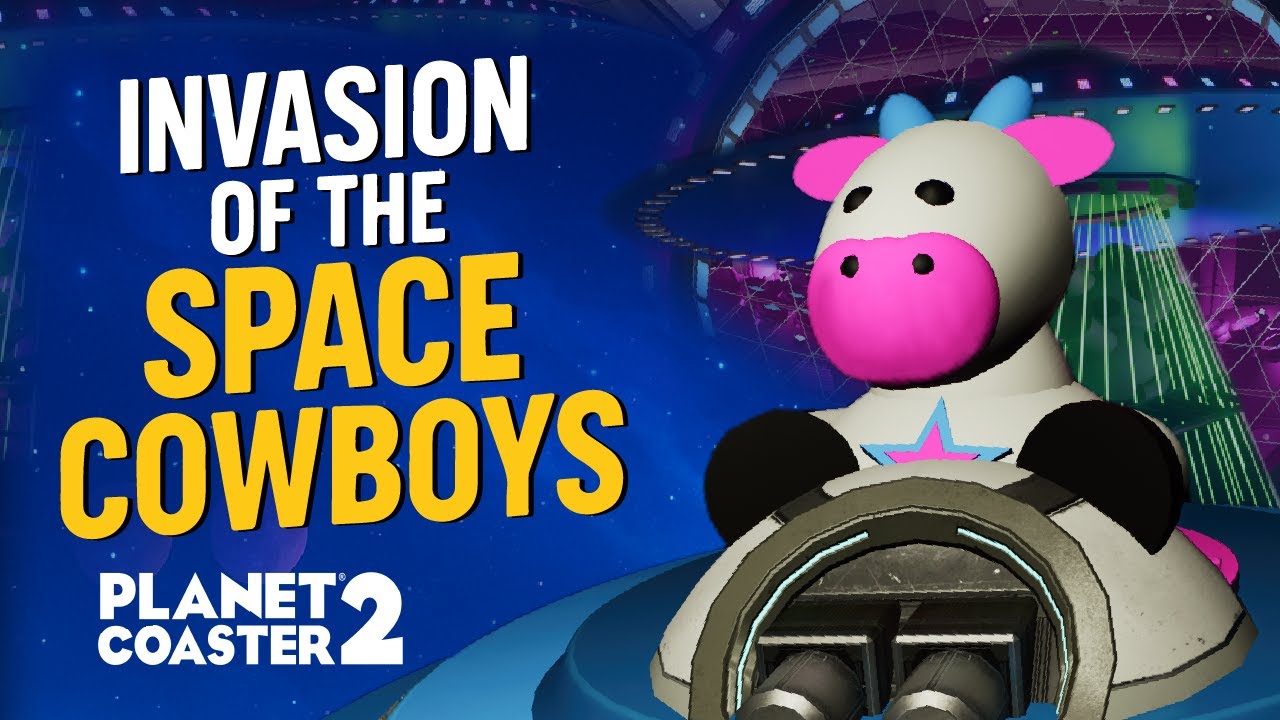 Space Cowboys Thrill Ride! Planet Coaster 2