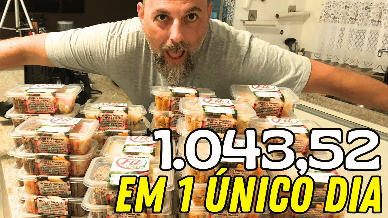 💰 GANHEI R$ 1.043,52 EM UM ÚNICO DIA DE DELIVERY - Dia-a-dia de um Delivery Fit em casa 🥗🔥