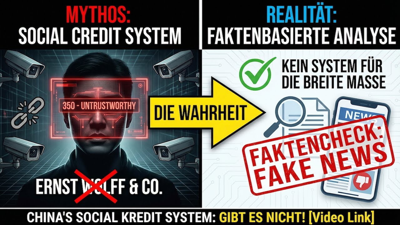 Ernst Wolff & Fake News 👉 Kein Social Credit System in China ⚡