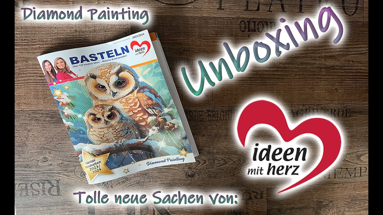 Diamond Painting | Ideen mit Herz - Haul | E-Painter, Grußkarten und ein ganz tolles Eulen-Bild
