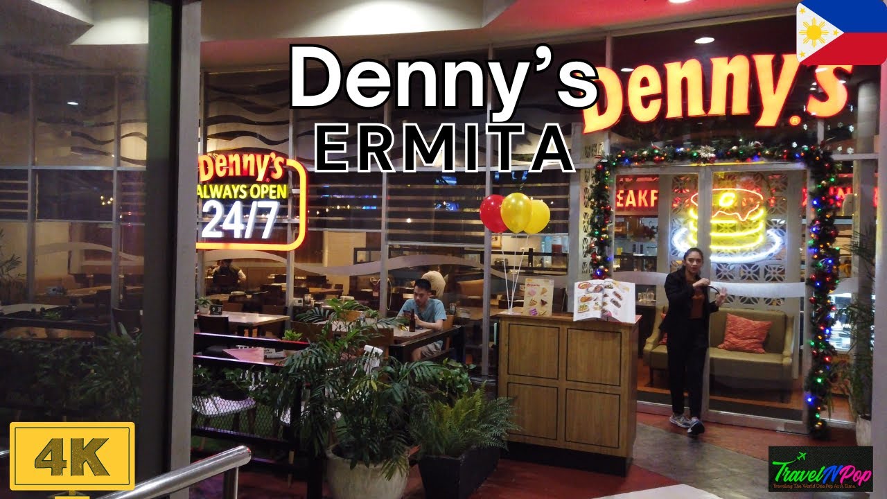 🇵🇭 Ermita [4K]: Take a look at Denny's in Robinson's Mall in Ermita, Manila
