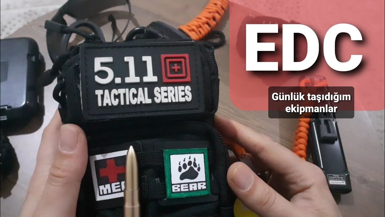 EDC çanta 2026 / Günlük taşıdığım çantamda neler var? #edc #günlük #multitool #kamp #deprem #çanta