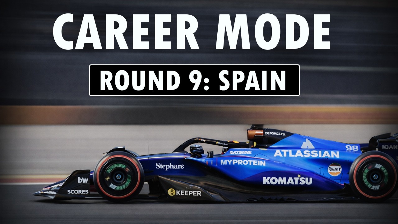F1 25 Career Mode | Round 9: Spain | 100% Race Distance (No Assists, Cockpit)