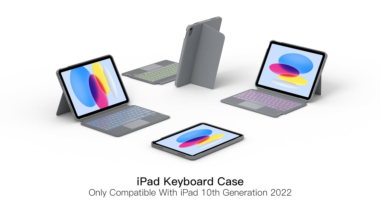 Inateck KB04112: Detachable iPad Keyboard Case with Touchpad for iPad 11