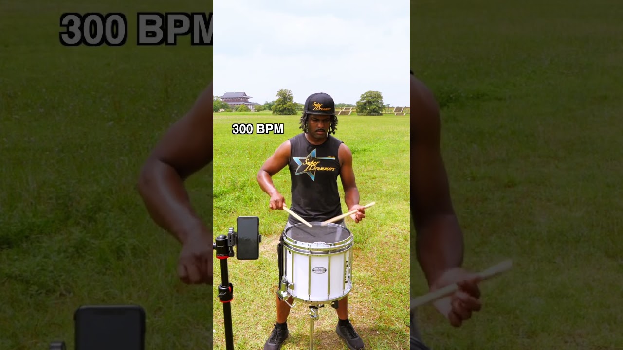 300 BPM Quadruple Stroke Roll