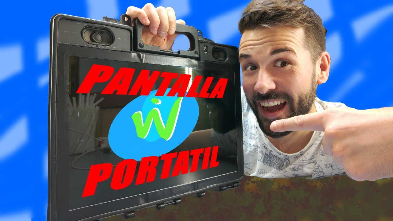 PANTALLA PORTÁTIL. RECICLAR la PANTALLA de tu PC por 25$ (Camper tv)