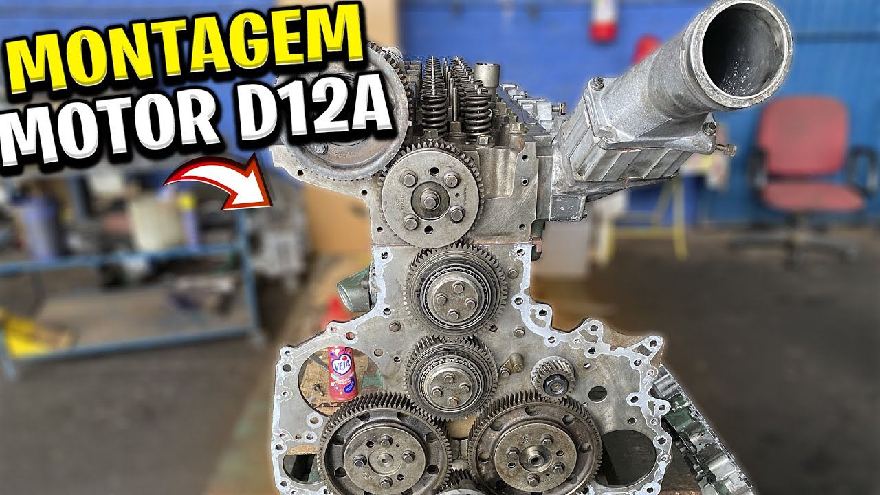 OIA A MONTAGEM DO MOTOR VOLVO D12A PARTE 2