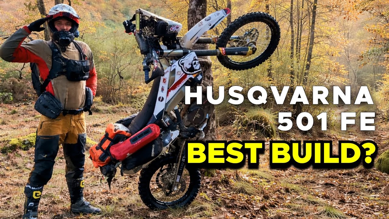 Моя мечта о создании мотоцикла | Необходимые модификации для Husqvarna FE501 2018 года