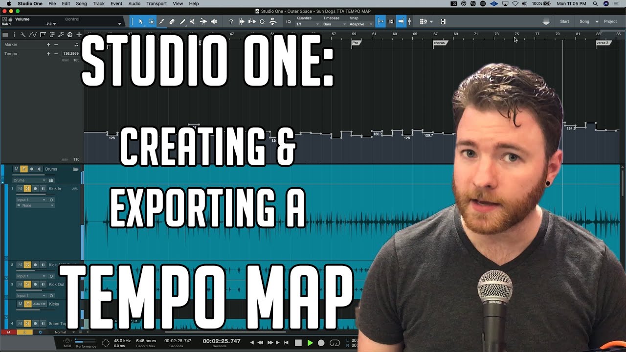 Studio One: How to make a Tempo Map