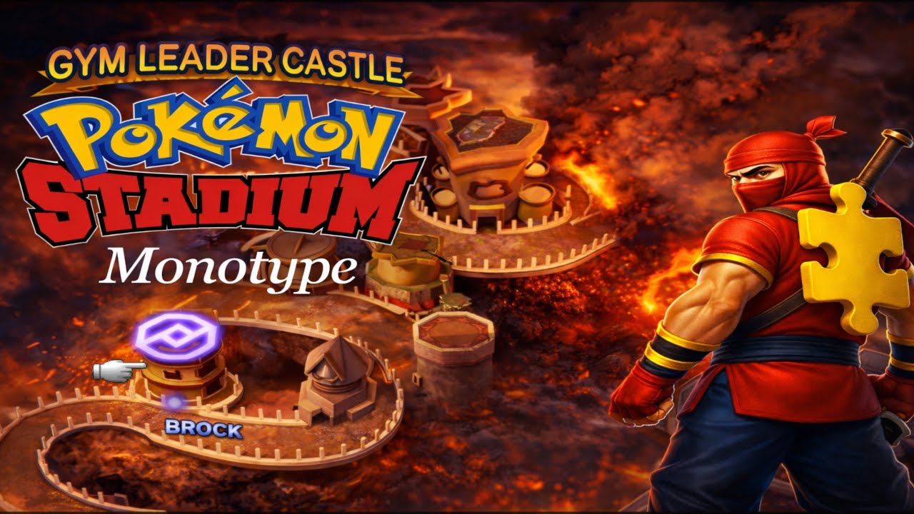 Pokémon Stadium — Gym Leader Castle Monotype (Rentals Only) Challenge (Part 2)