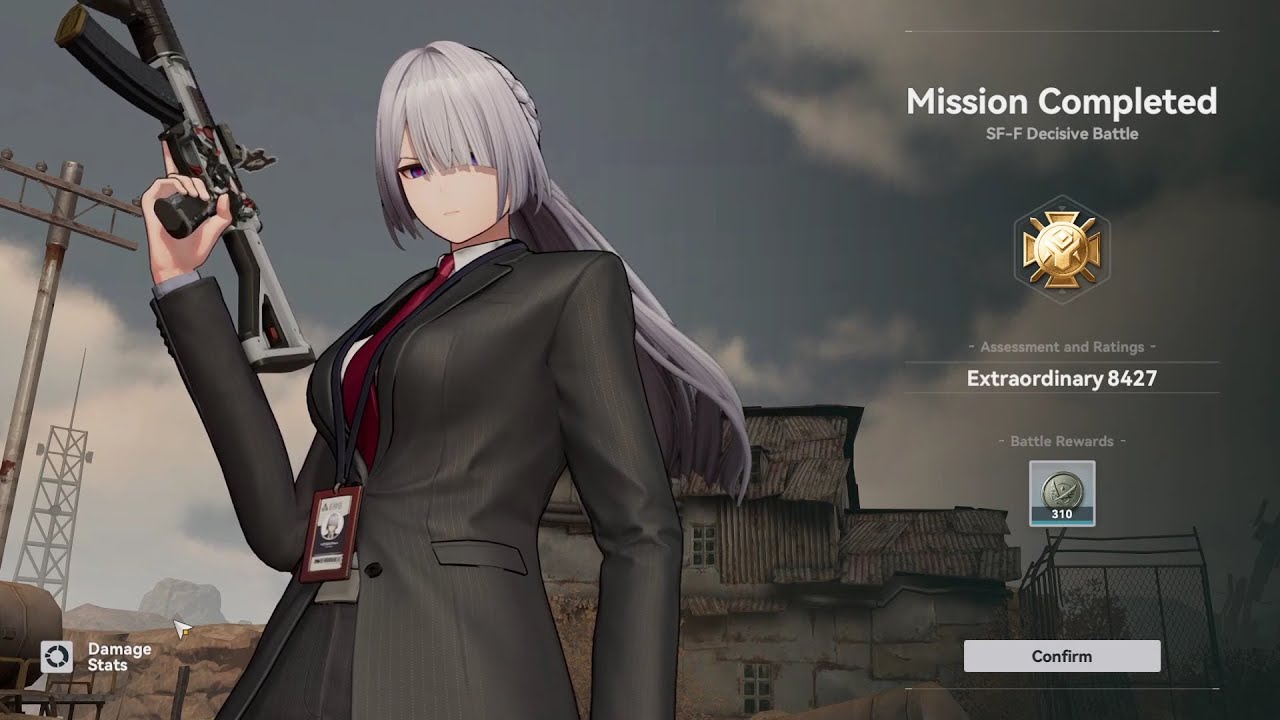GFL2 CN - Dust Frontline Guild Boss 7 (1.9.2025) - Water + AK15V0 kill