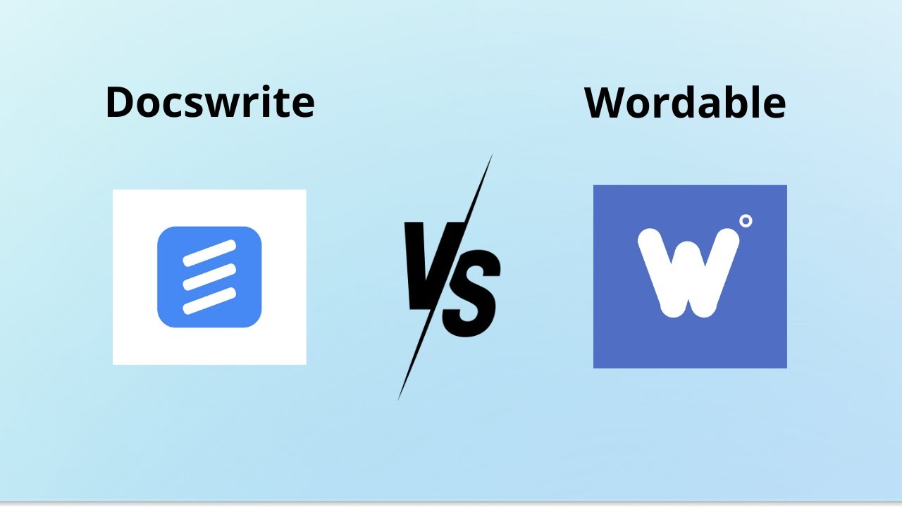 The Docswrite Challenge : Docswrite VS Wordable (Wordable Alternative)