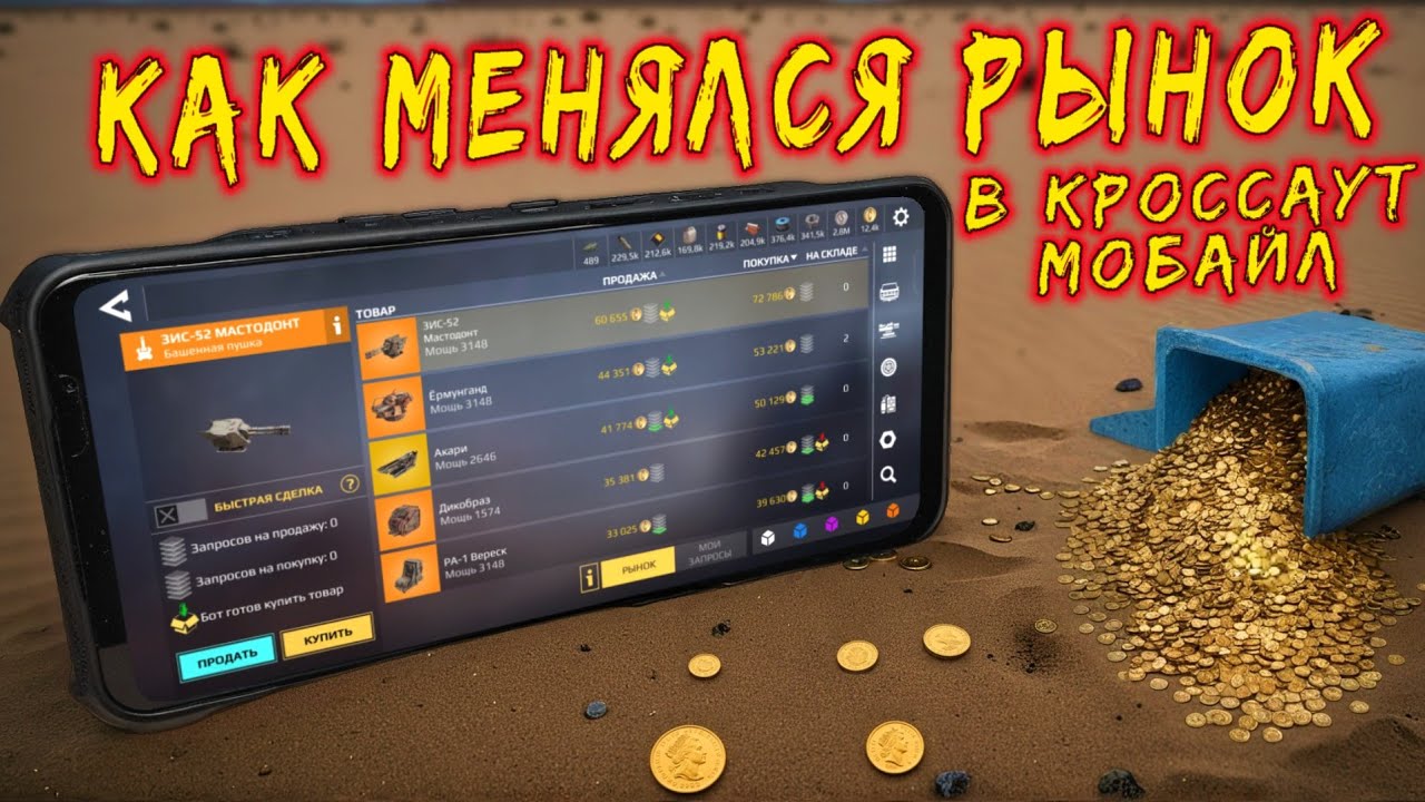 Раньше рынок был лучше!?? / История развития рынка в Кроссаут мобайл