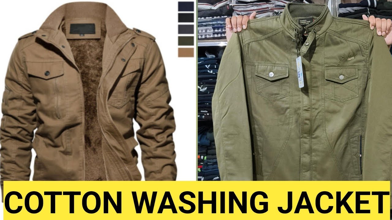 COTTON WASHING JACKET || MILITARY  JACKET FOR MEN | ALL INDIA DELEVERY Available..