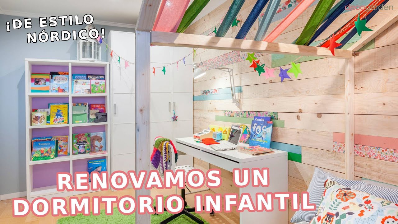 ANTES y DESPU&Eacute;S &ndash; Transformaci&oacute;n de dormitorio infantil n&oacute;rdico // Decogarden