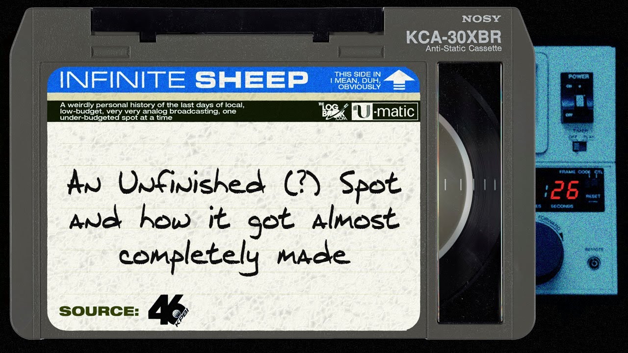 Infinite Sheep: An Unfinished (?) Spot and How It Got Almost Completely Made