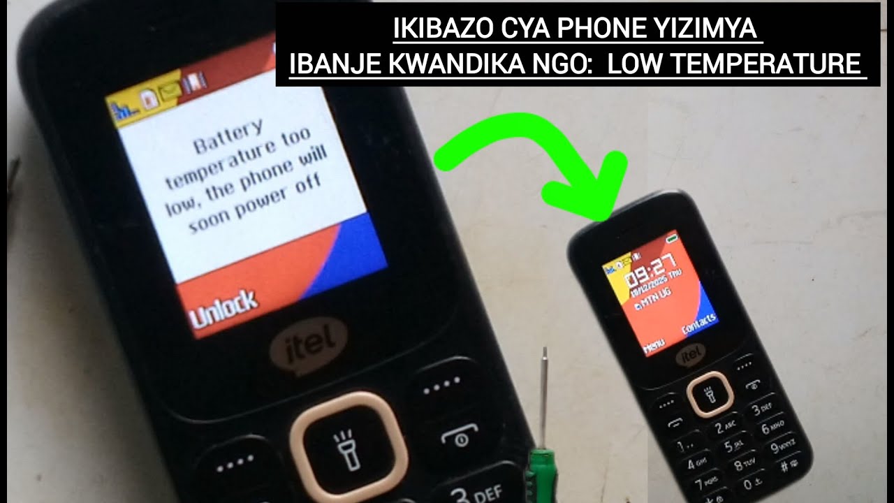 📱Gukemura Ikibazo cya Telephone: “Battery Temperature is Too Low / Too High” 🔥 itel & tecno nizindi