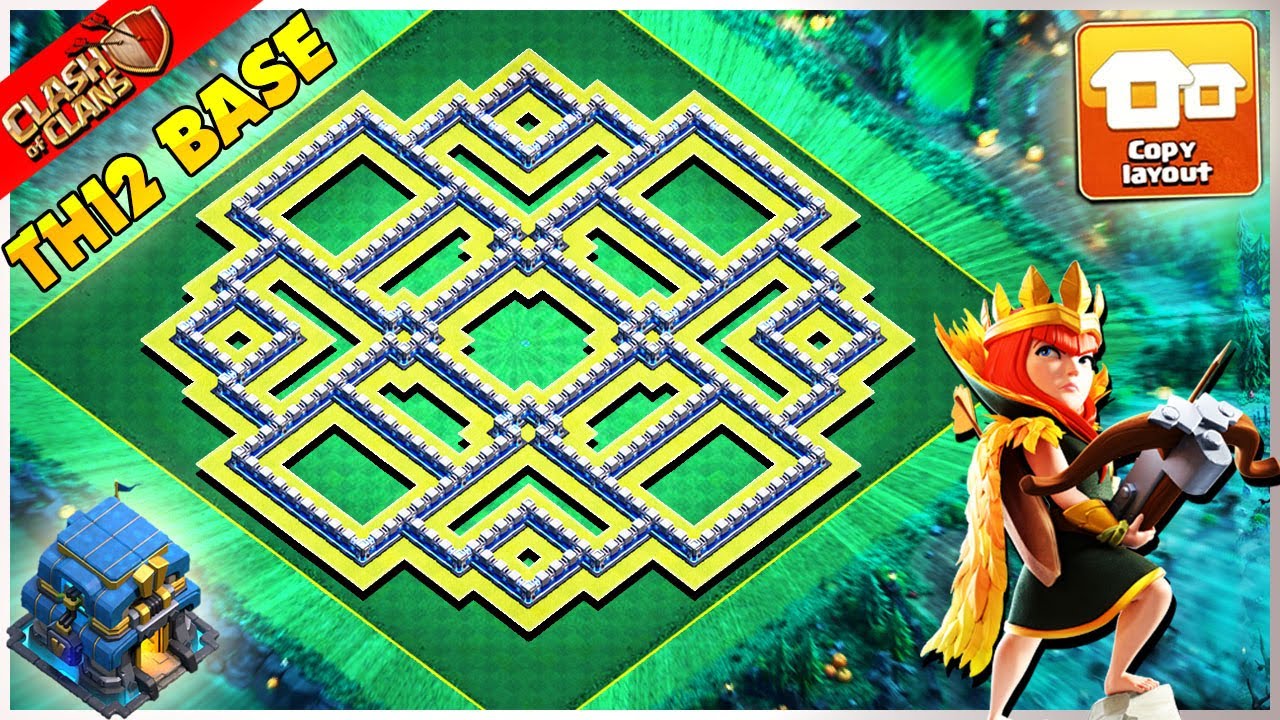 NEW STRONGEST! Town Hall 12 (TH12) Trophy Base With CopyLink 2022  | Clash Of Clans #660