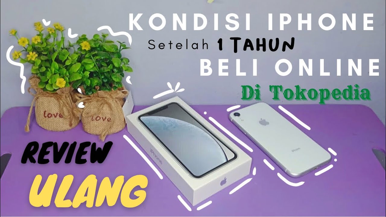 Kondisi iphone setelah 1 tahun BELI ONLINE di Tokopedia ‼️