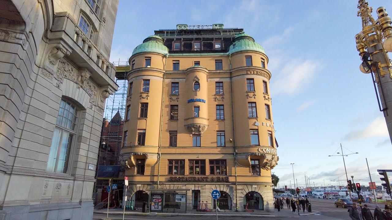 Stockholm, Sweden Walking in Östermalm District (4K, 60fps)