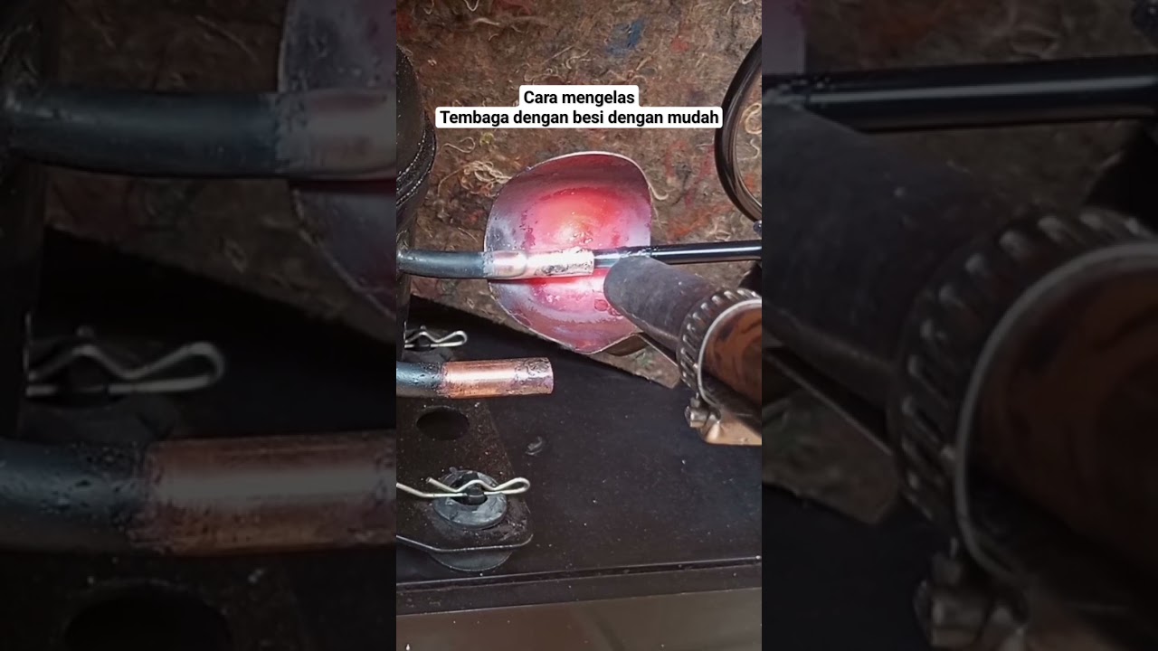 Mengelas pipa besi dan tembaga dengan mudah