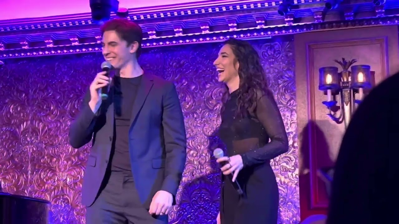 Derek Klena @ 54 Below (1/10/2025) “Elephant Love Medley” / “As Long As You’re Mine” w/ Ashley Loren