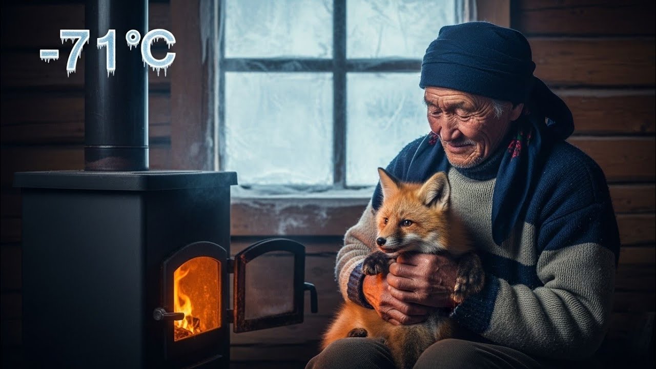 A 70-Year-Old Man Saves an Orphaned Fox Kit in Siberia ❄️🦊 | Heartwarming Animal Rescue Story